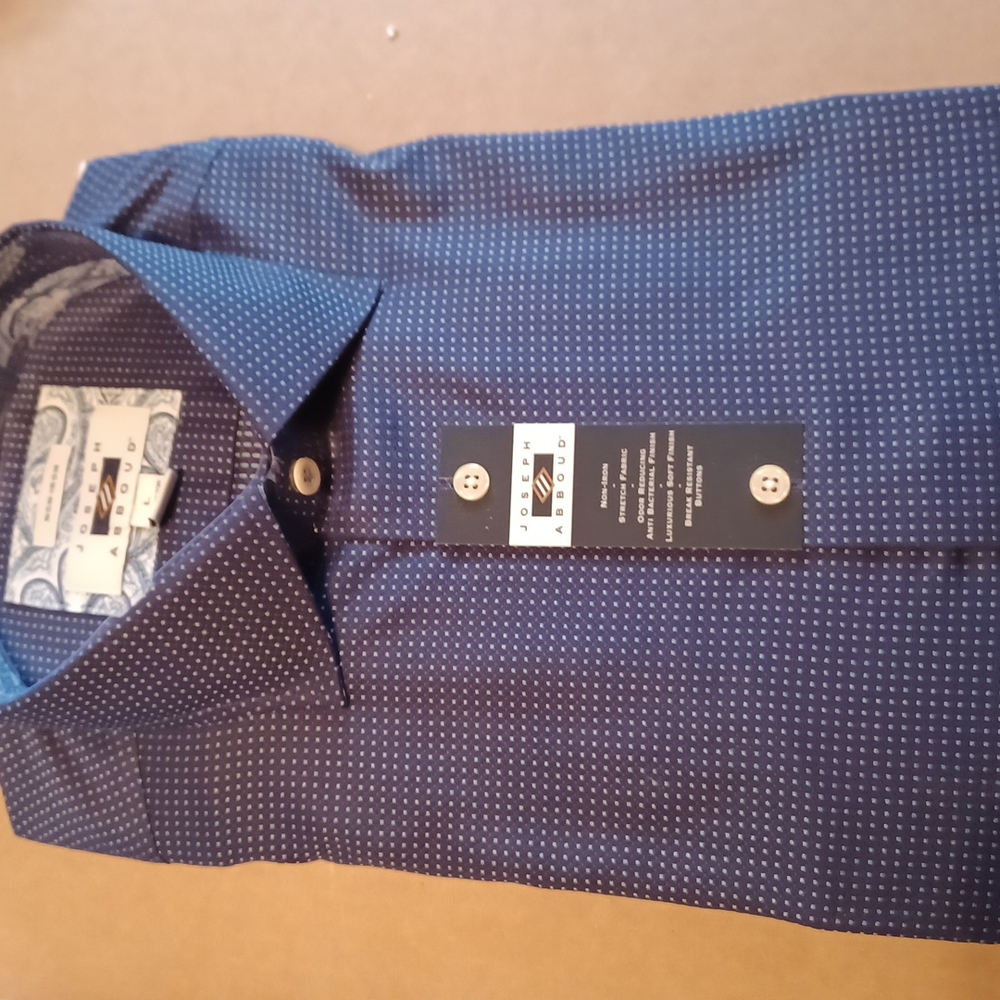 Joseph Abboud spread collar, Sz L, shirt
